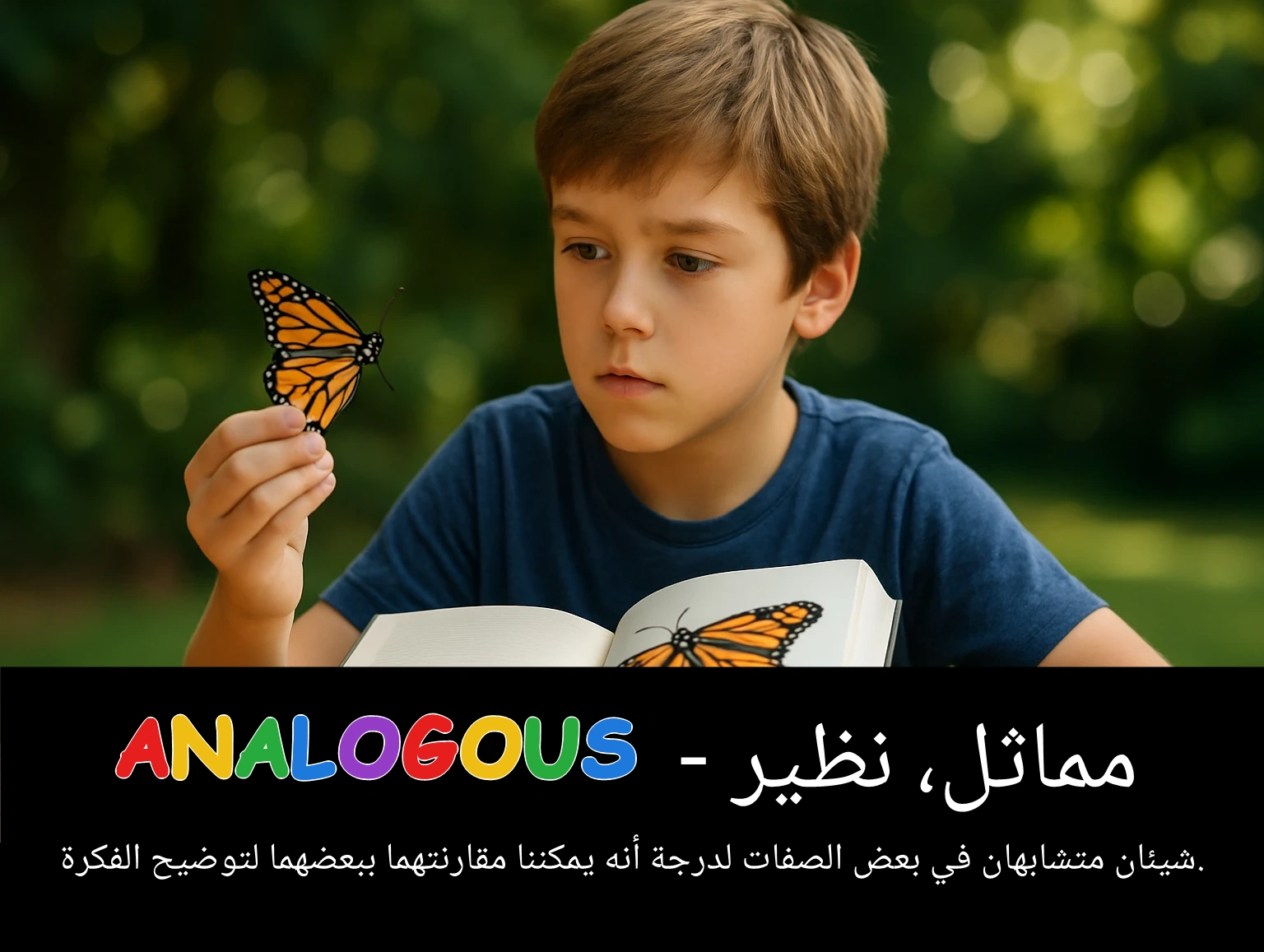 Arabic Illustration for analogous